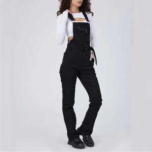 BuffBunny Women's Black Overalls